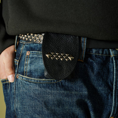 STUDS LEATHER MULTI COIN CASE