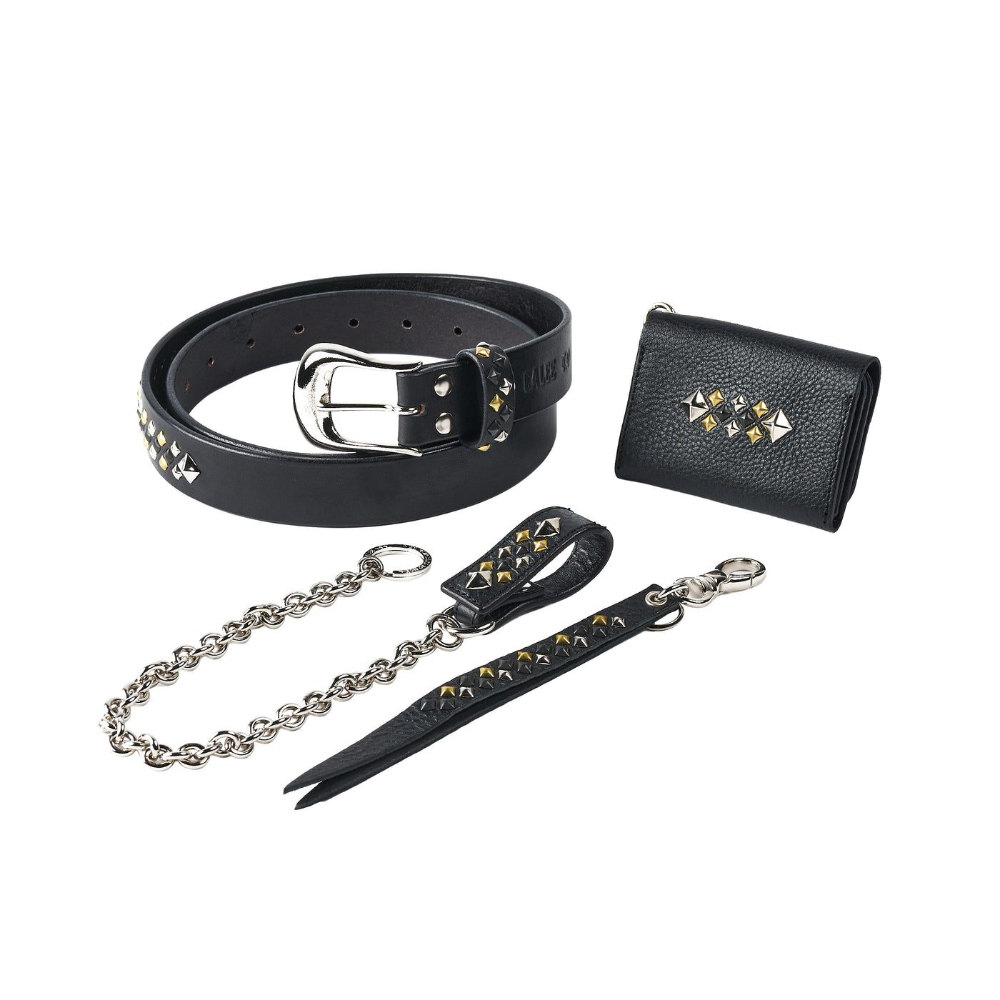STUDS LEATHER WALLET CHAIN ＜TOKITO IS THE ONE＞ – CALEE ONLINE STORE