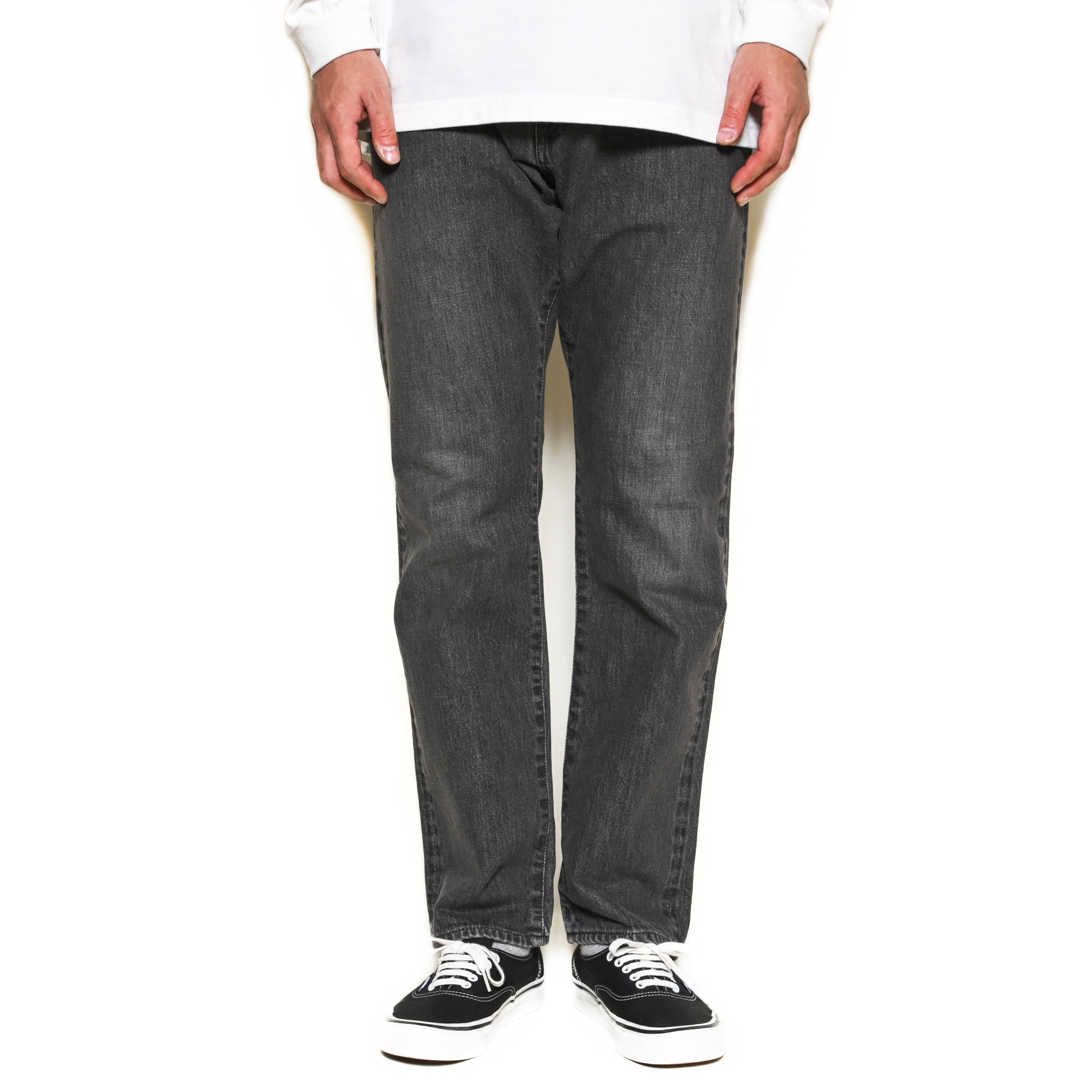 CALEE - VINTAGE REPRODUCT ACTION SLACKS (BROWN