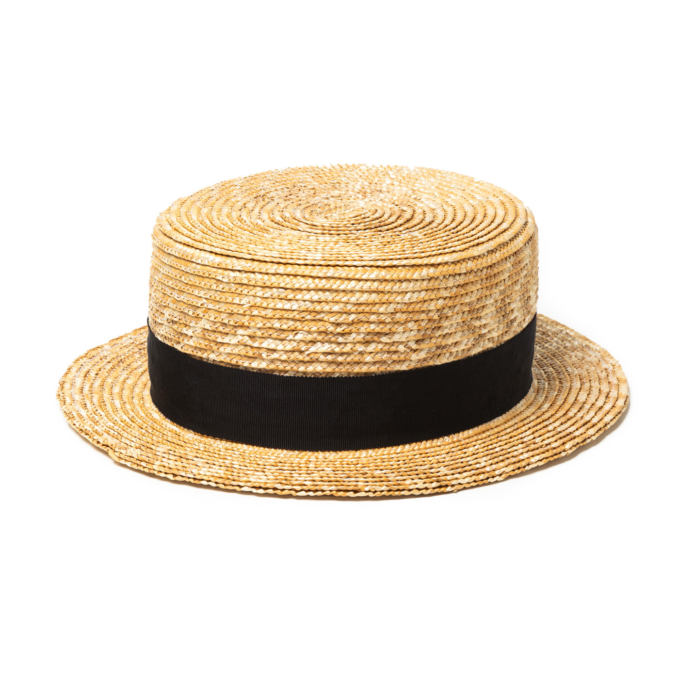 STRAW BOATER HAT