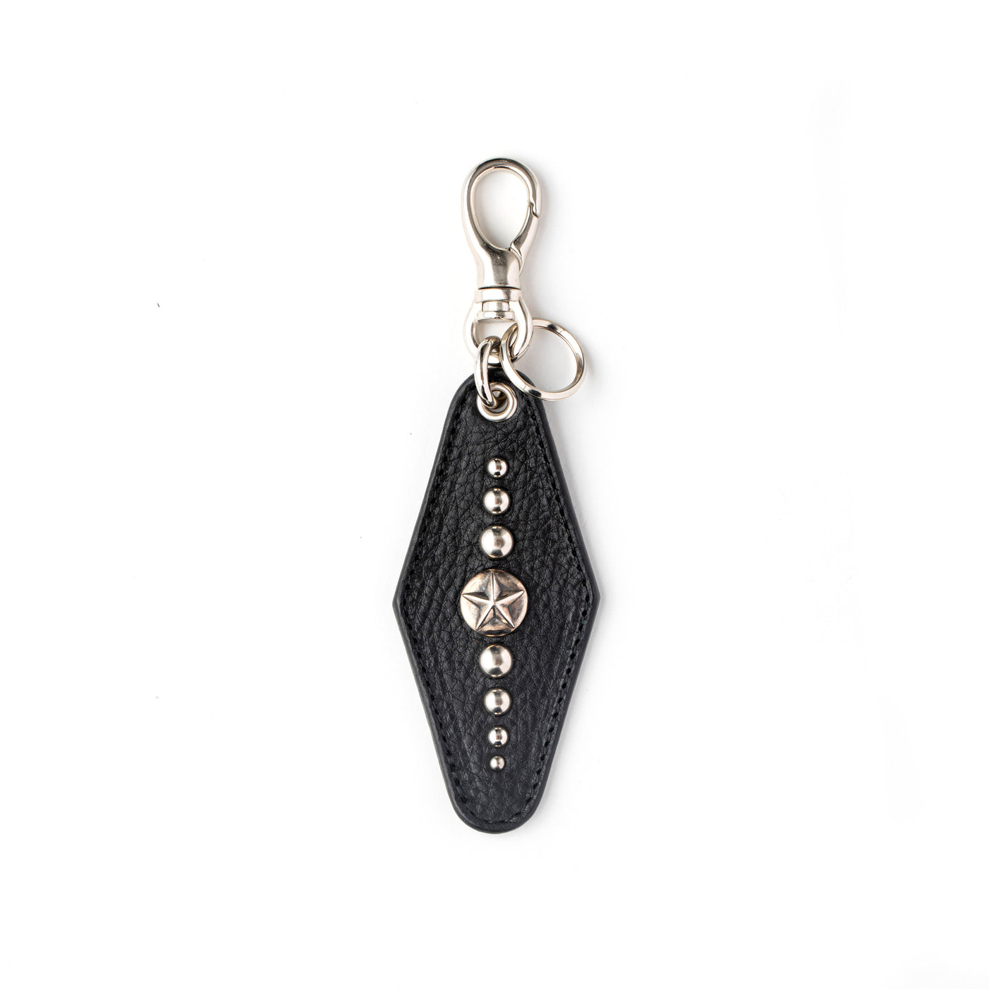 SILVER STAR CONCHO LEATHER KEY RING ＜TYPE A＞