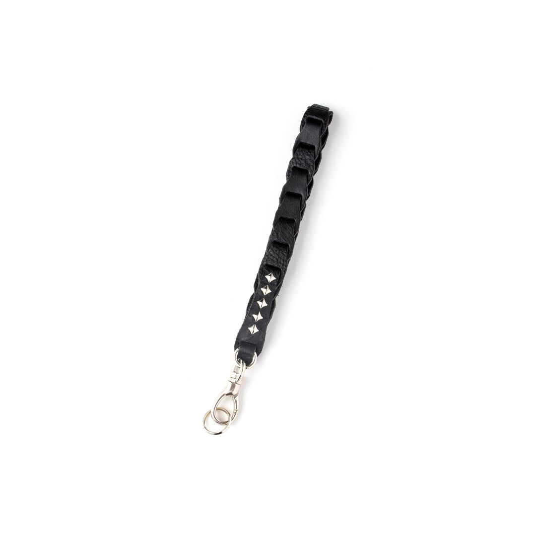 CALEE リストストラップ CALEE - × HIGH FIVE FACTORY LEATHER MULTI WRIST STRAP (BLACK
