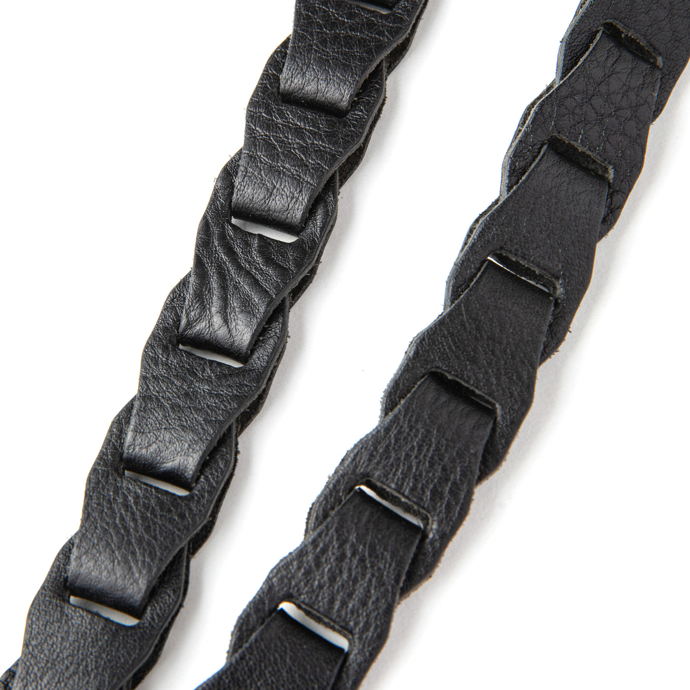 CHAIN LEATHER NECK STRAP