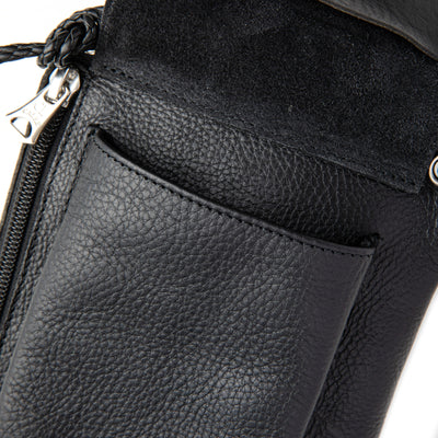 STUDS LEATHER SHOULDER POUCH ＜TYPE B＞