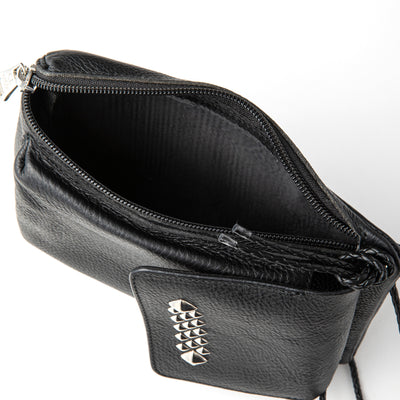 STUDS LEATHER SHOULDER POUCH ＜TYPE B＞