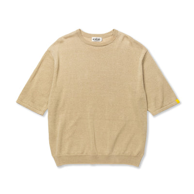 × EYYA L/N DROP SHOULDER S/S SPRING KNIT SW