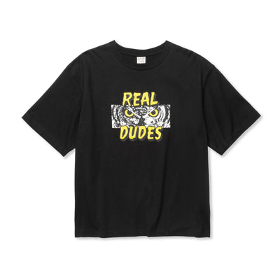 DROP SHOULDER "REAL DUDES" TEE