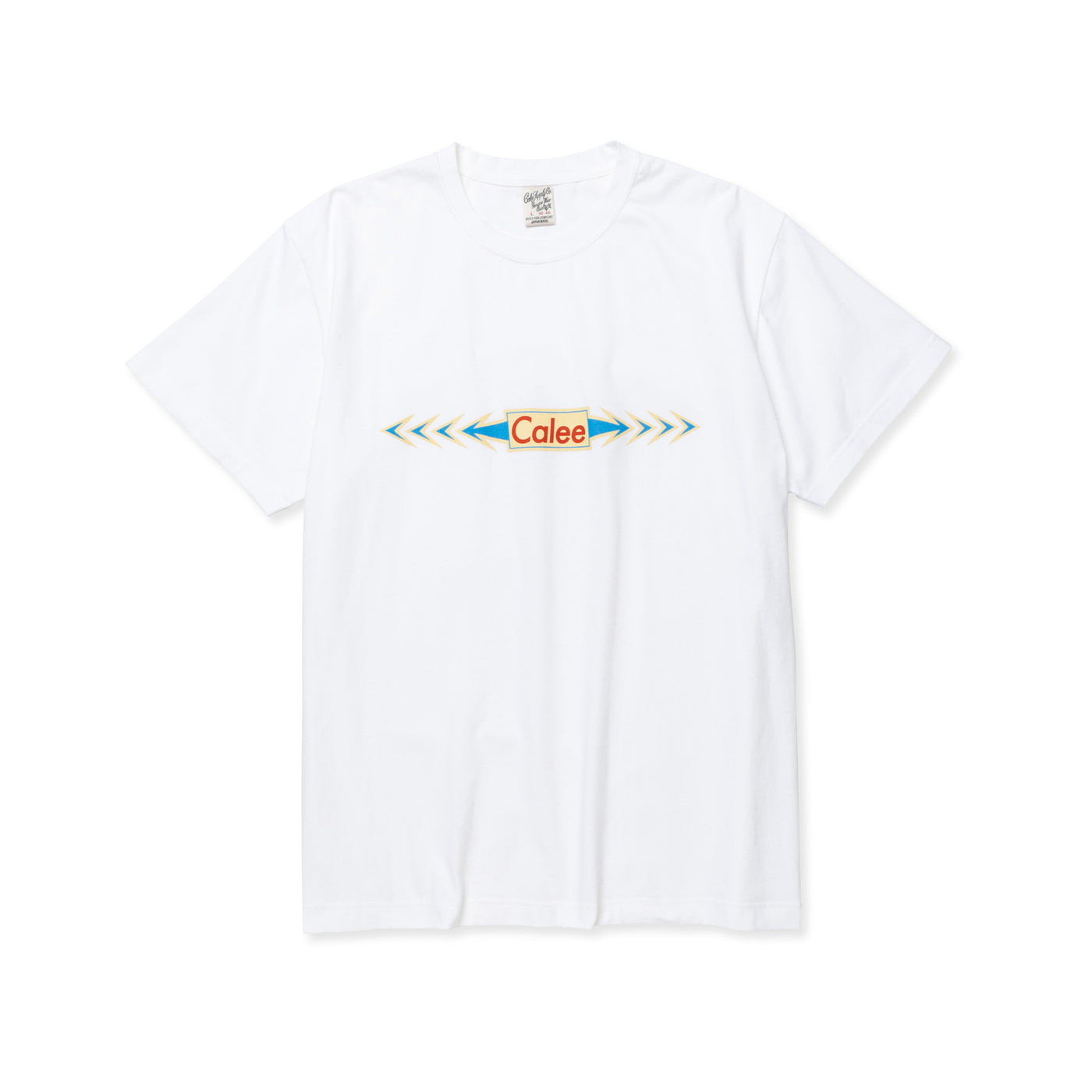 STRETCH CALEE ARROW LOGO TEE