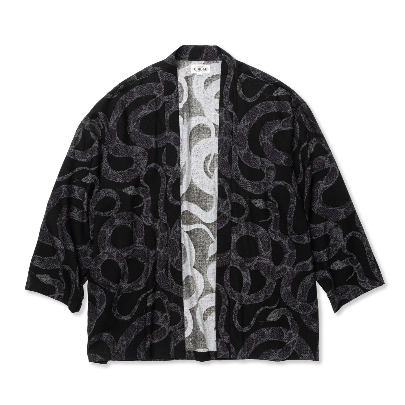 R/P ALLOVER SNAKE PATTERN OVER SIZE CARDIGAN ＜LIMITED＞