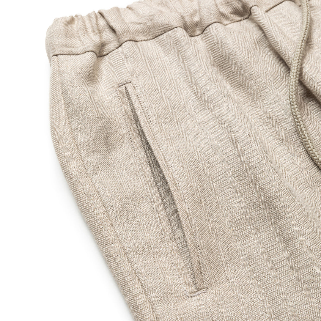 新品未使用 タグ付 LAULEN herringbone pants ヘリボーン低