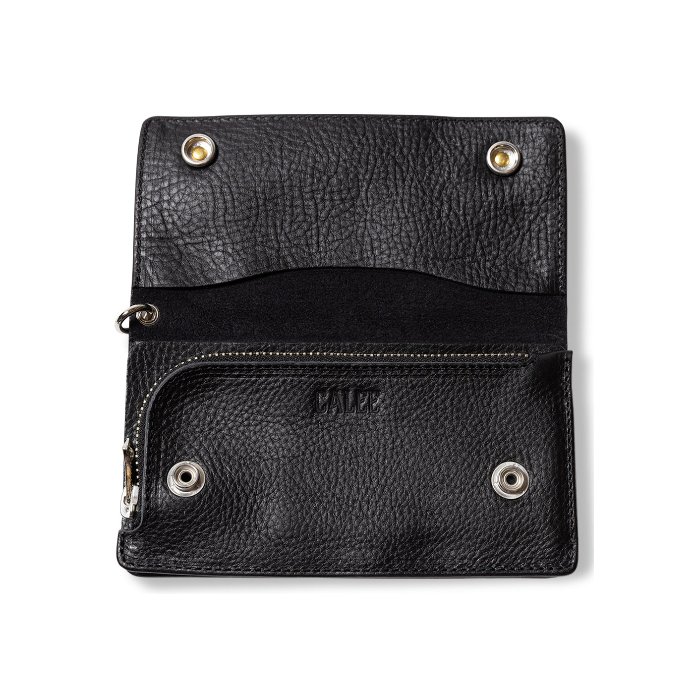 SILVER STAR CONCHO LEATHER LONG WALLET