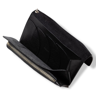 SILVER STAR CONCHO LEATHER LONG WALLET