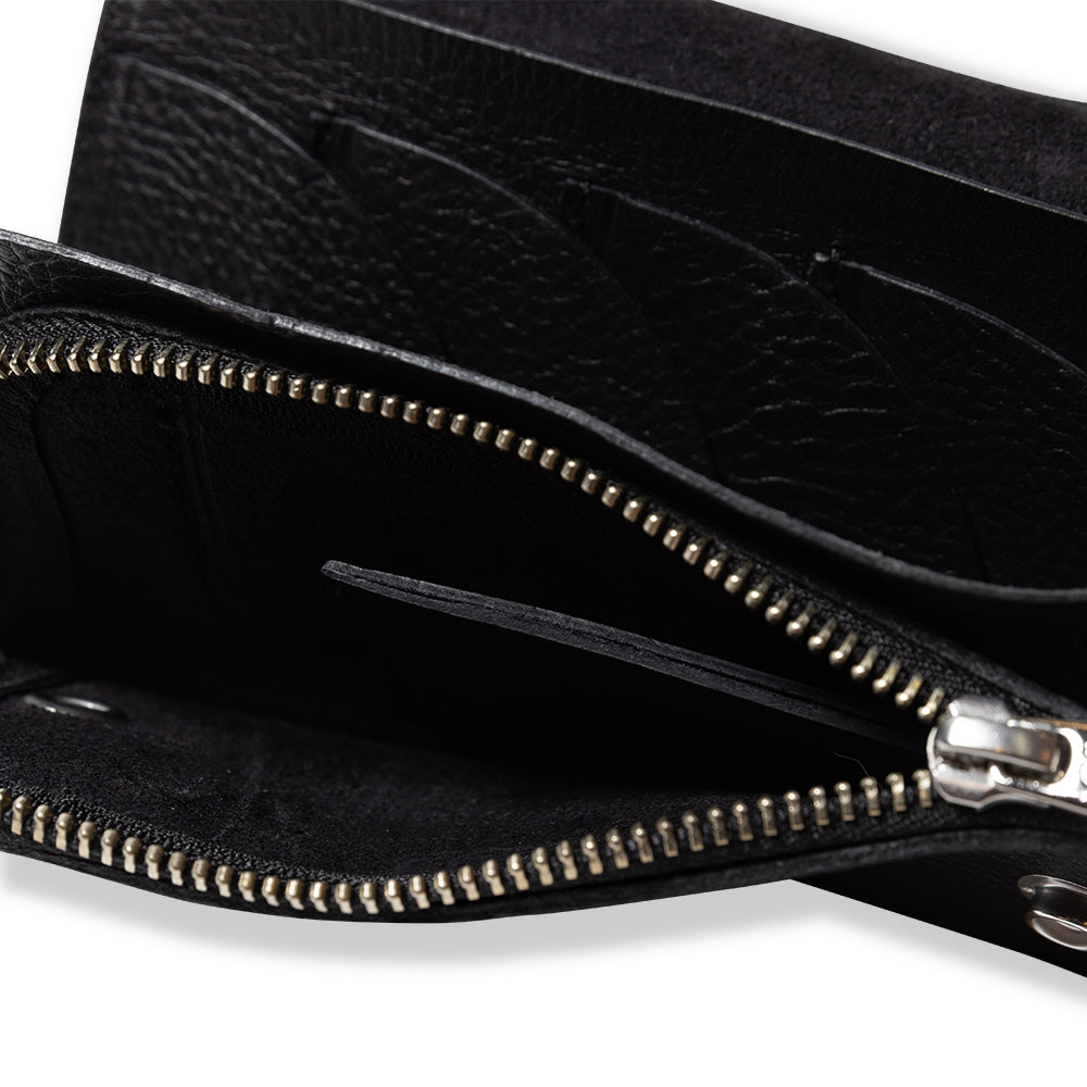 SILVER STAR CONCHO LEATHER LONG WALLET – CALEE ONLINE STORE