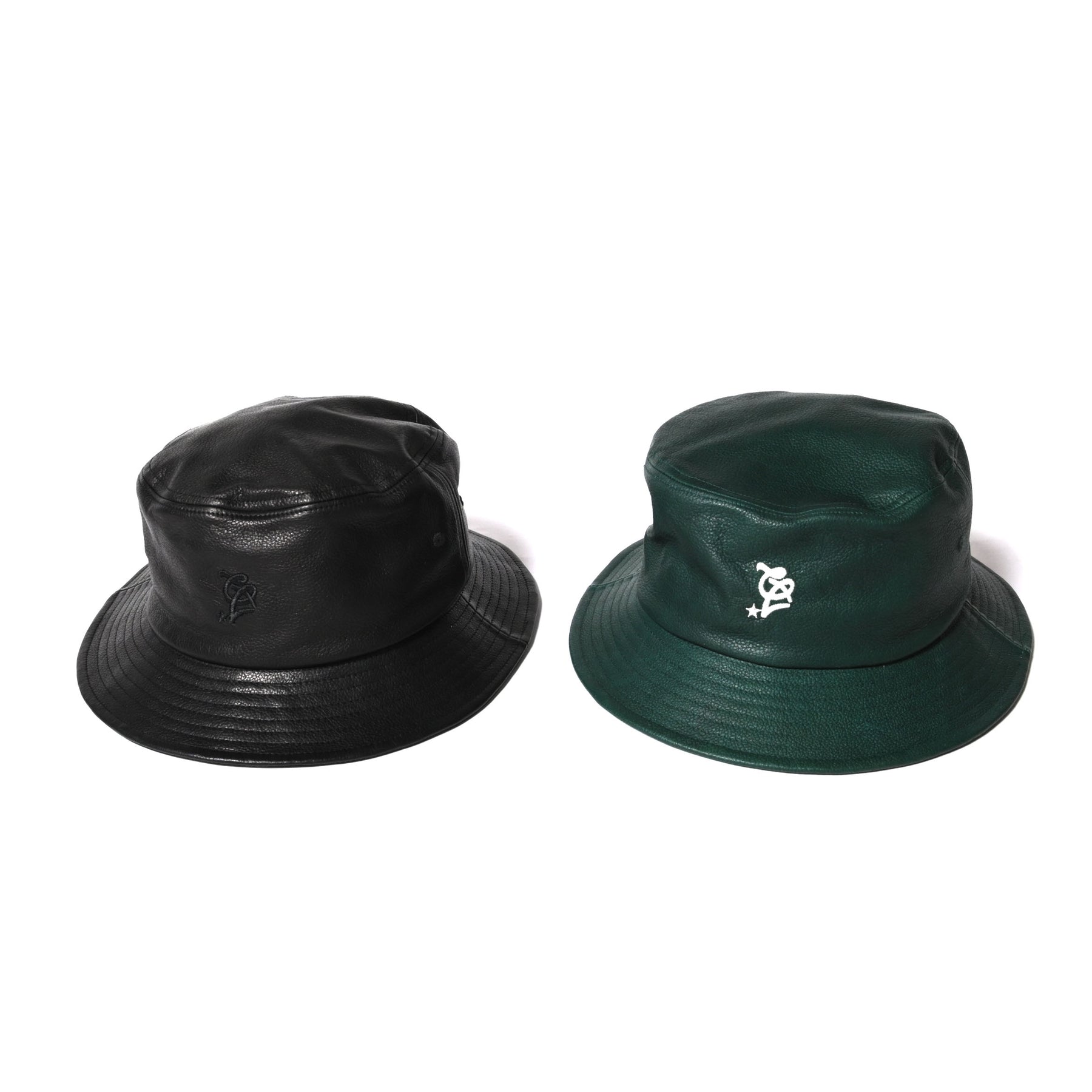 CAL LOGO LEATHER BUCKET HAT – CALEE ONLINE STORE