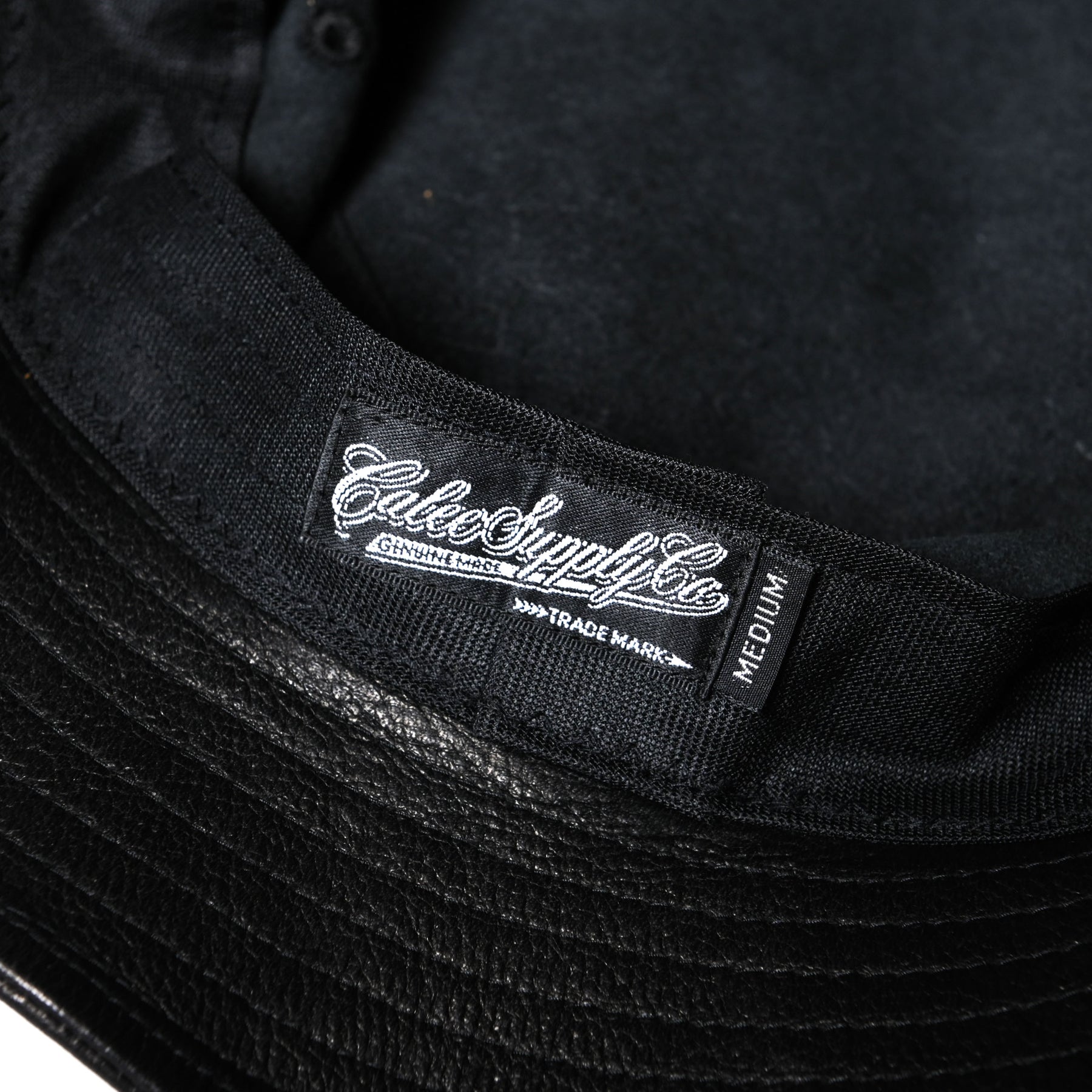 CAL LOGO LEATHER BUCKET HAT – CALEE ONLINE STORE