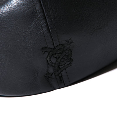 CAL LOGO EMBROIDERY LEATHER CAS
