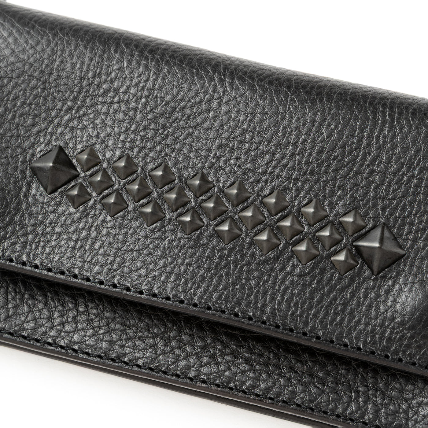 BLACK STUDS LEATHER LONG WALLET＜EXCLUSIVE＞