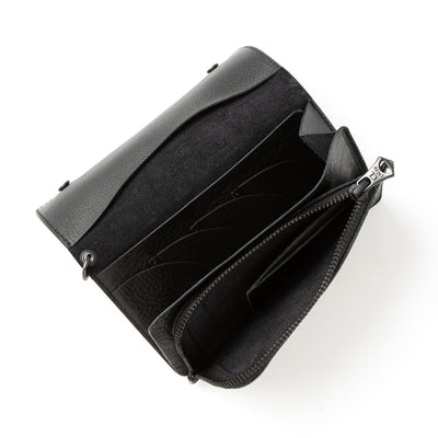 BLACK STUDS LEATHER LONG WALLET＜EXCLUSIVE＞