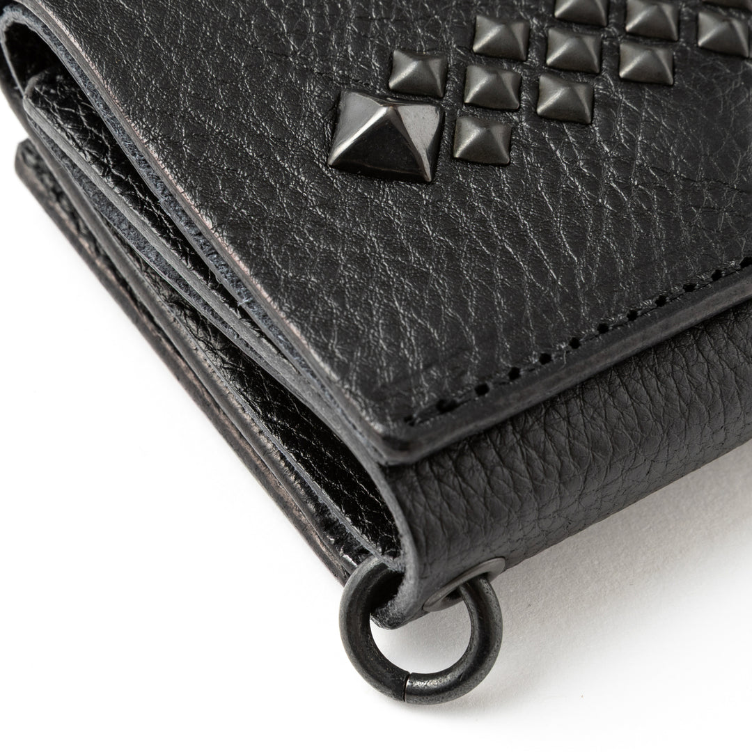 BLACK STUDS LEATHER MULTI WALLET＜EXCLUSIVE＞ – CALEE ONLINE STORE