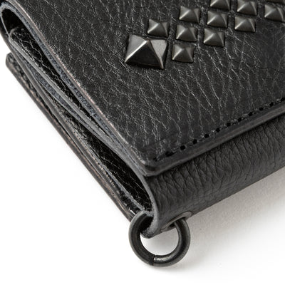 BLACK STUDS LEATHER MULTI WALLET＜EXCLUSIVE＞