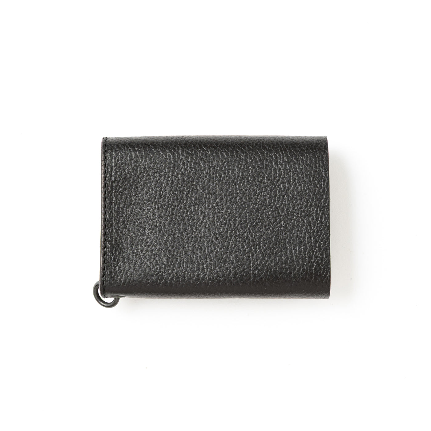 BLACK STUDS LEATHER FLAP HALF WALLET＜EXCLUSIVE＞