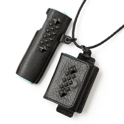 BLACK STUDS LEATHER IQOS & HEAT STICK CASE ＜EXCLUSIVE＞