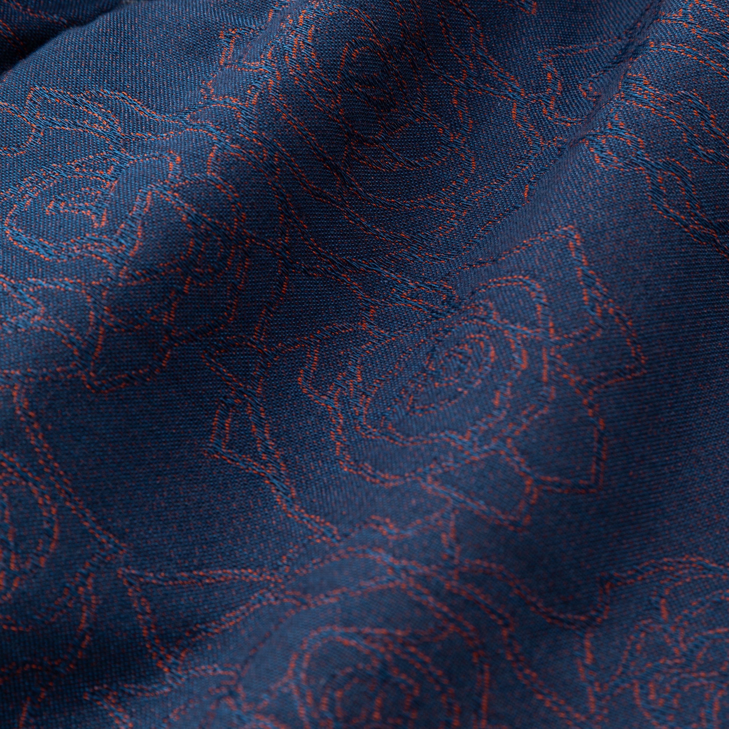 ROSE PATTERN JACQUARD RELAX PANTS – CALEE ONLINE STORE