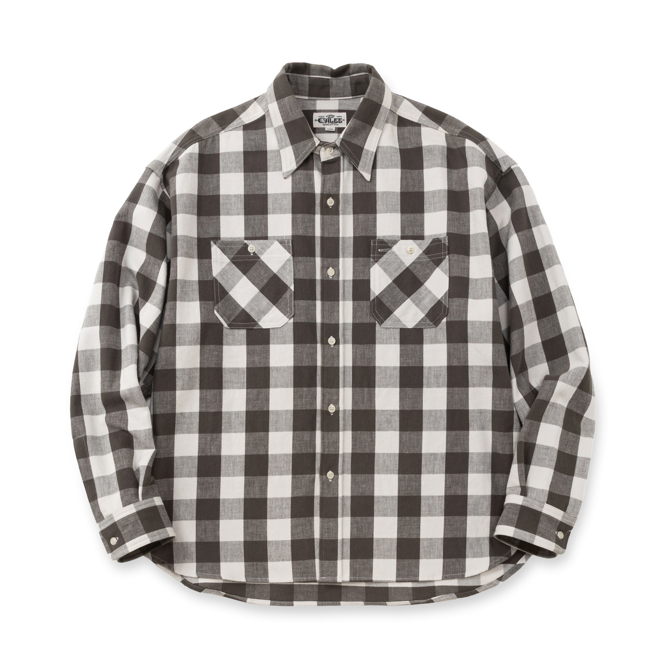 VINTAGE TYPE BLOCK CHECK SH – CALEE ONLINE STORE