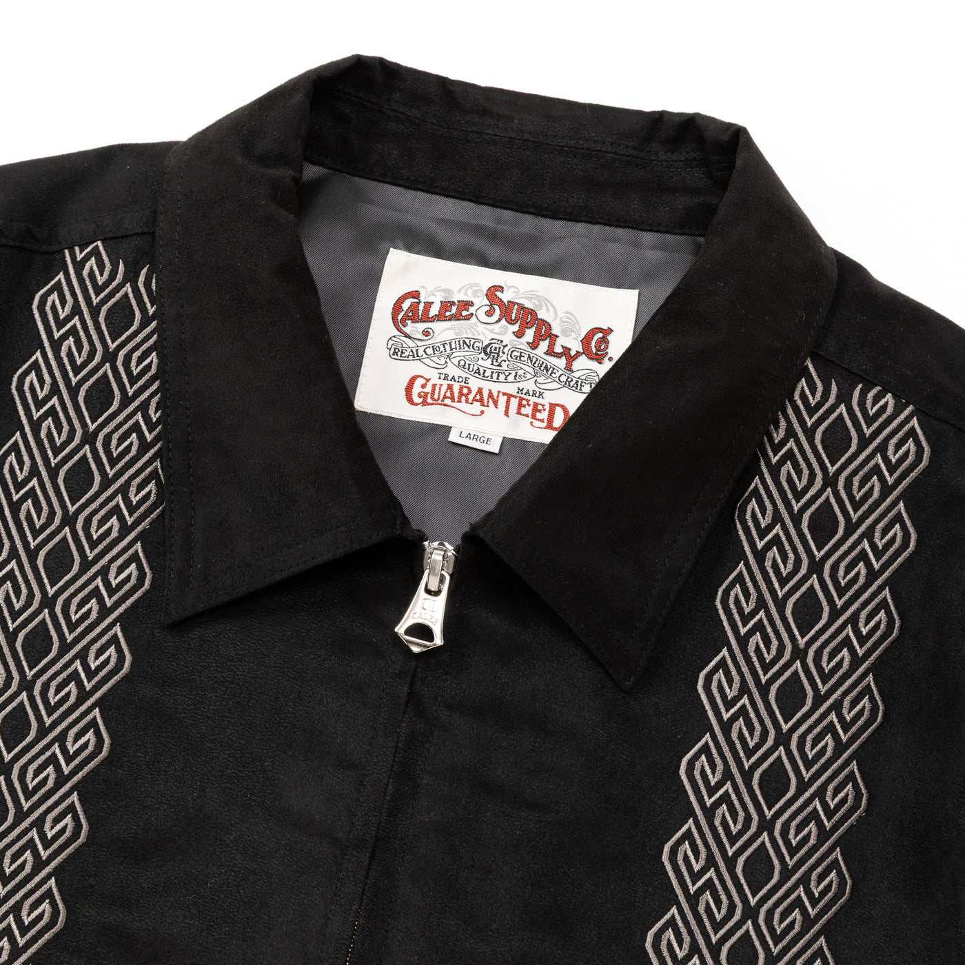 FAUX SUEDE EMBROIDERY SWINGTOP – CALEE ONLINE STORE