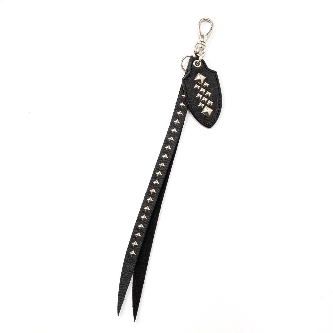 STUDS LEATHER LONG KEY RING – CALEE ONLINE STORE
