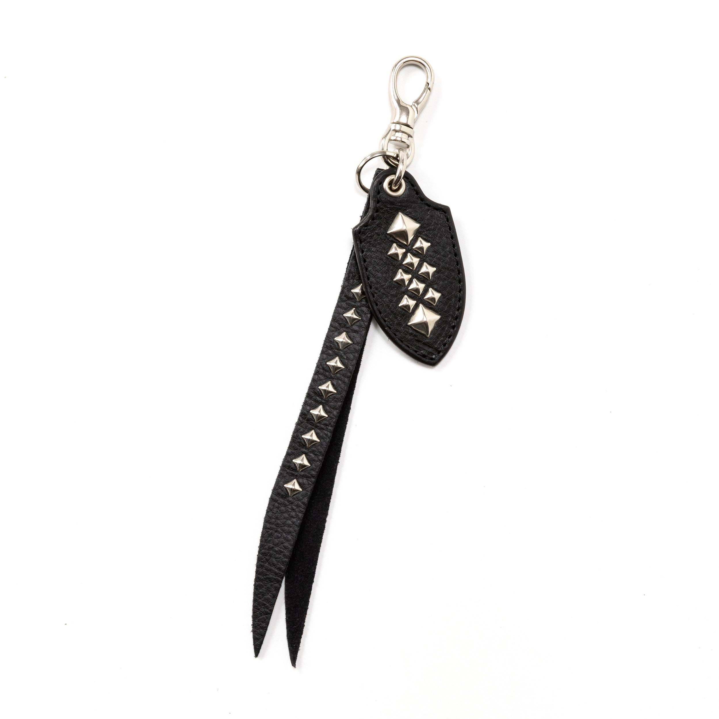 STUDS LEATHER SHORT KEY RING – CALEE ONLINE STORE