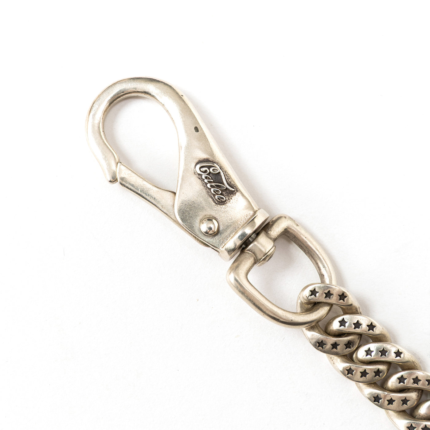 CALEE　 SILVER STAR LEATHER WALLET CHAIN SILVER STAR CONCHO LEATHER WALLET CHAIN（ウォレットチェーン