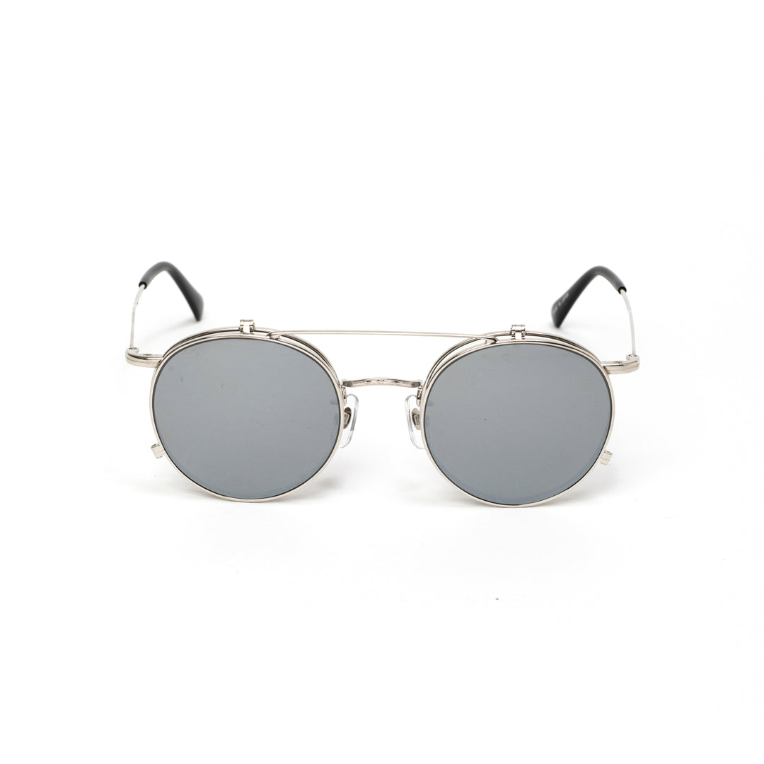 FLIP UP TYPE CIRCLE METAL GLASSES ＜MIRROR LENS＞ – CALEE ONLINE STORE