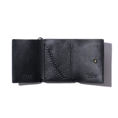 CALEE × KEBOZ STUDS LEATHER MULTI WALLET