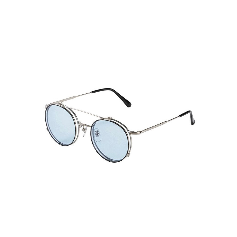 FLIP UP TYPE CIRCLE METAL GLASSES ＜EXCLUSIVE＞ – CALEE ONLINE STORE
