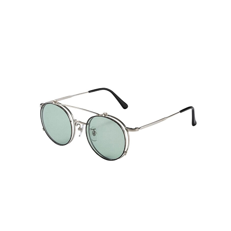 CALEE Flip up l 跳ね上げ式サングラス calee flip up type circle l glasses