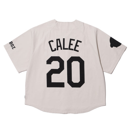 CALEE KEBOZ ケボズ  BASEBALL SHIRT 黒L CALEE - × KEBOZ BASEBALL SHIRT (BLACK) / × ケボズ ベース