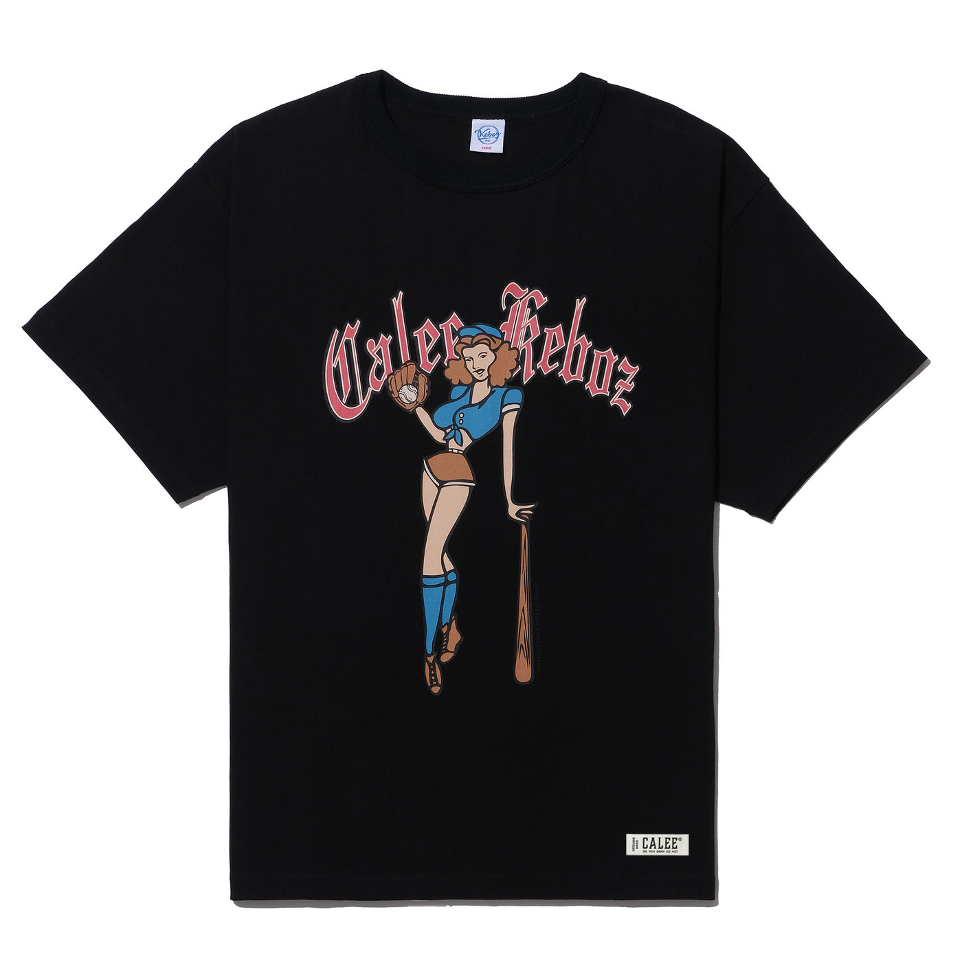 CALEE × KEBOZ PINUP GIRL S/S TEE