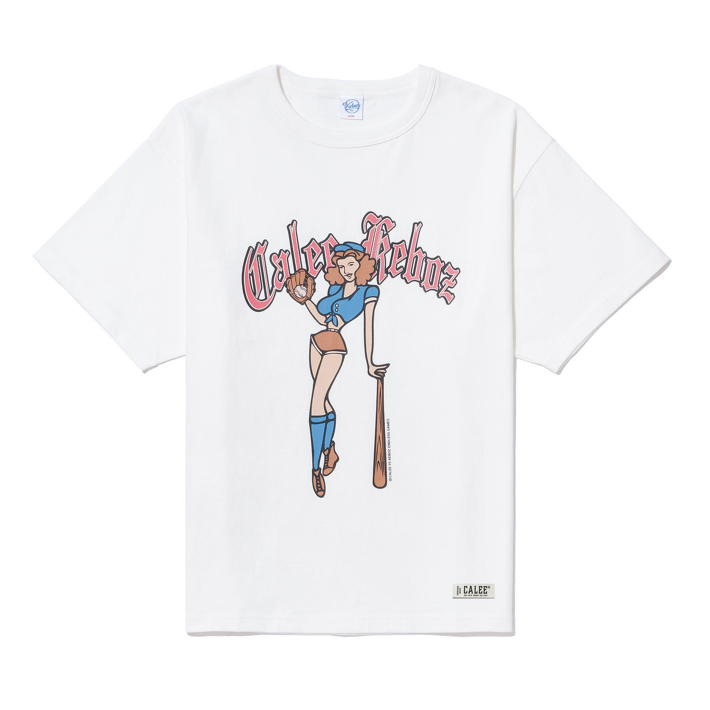 CALEE × KEBOZ PINUP GIRL S/S TEE