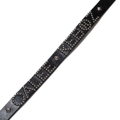 CALEE × KEBOZ STUDS LEATHER BELT