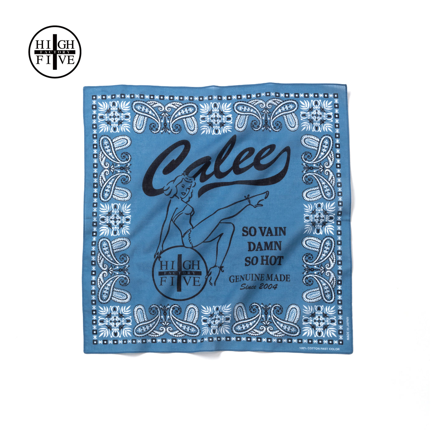 × HIGH FIVE FACTORY CAL RETRO GIRL BANDANNA