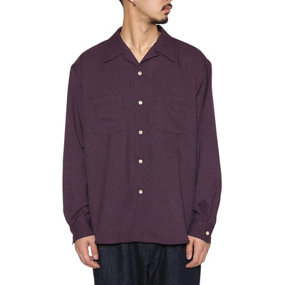 "BLATANT LOCALISM" OPEN COLLAR ROUND L/S SH