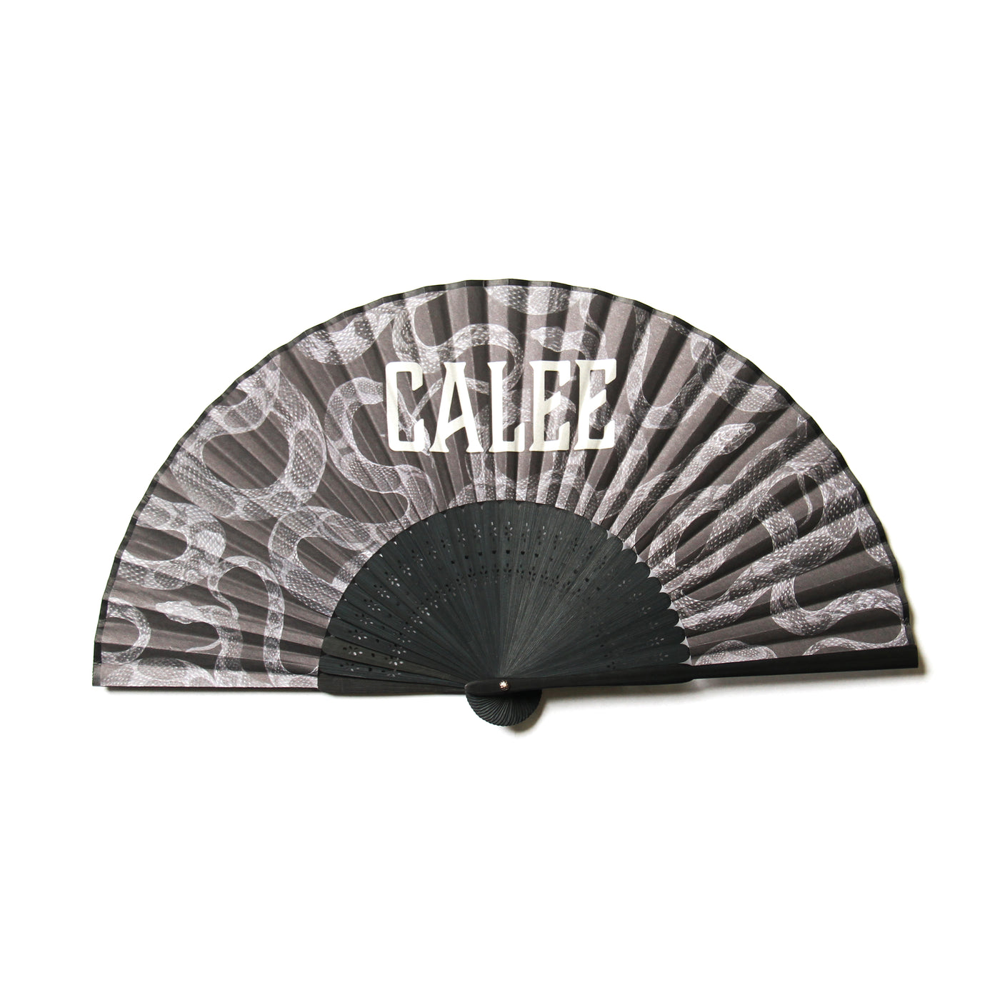 ALLOVER SNAKE PATTERN HAND FAN <EXCLUSIVE>