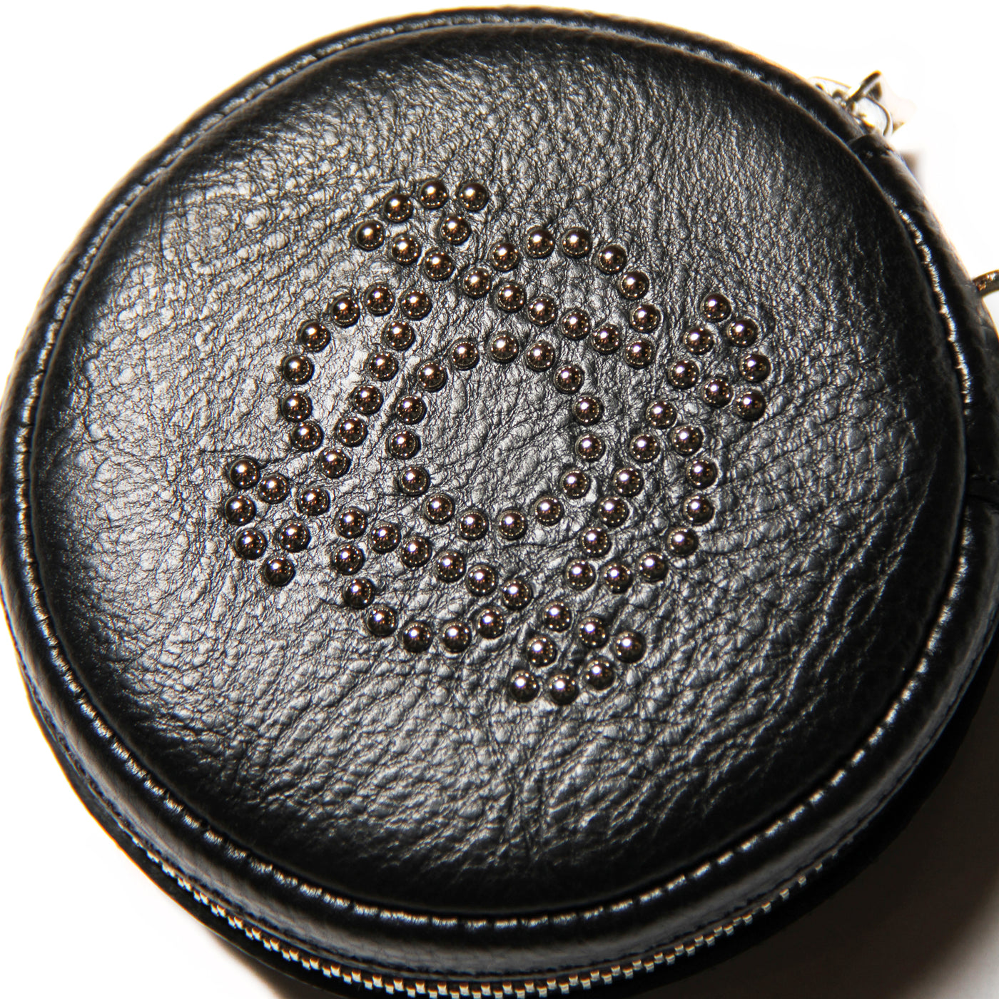 STUDS LEATHER POMADE CASE