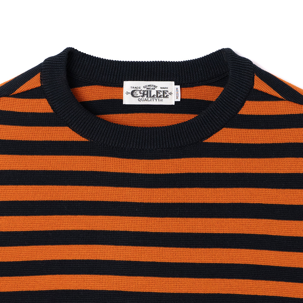 NARROW PITCH BORDER BASQUE KNIT SW – CALEE ONLINE STORE