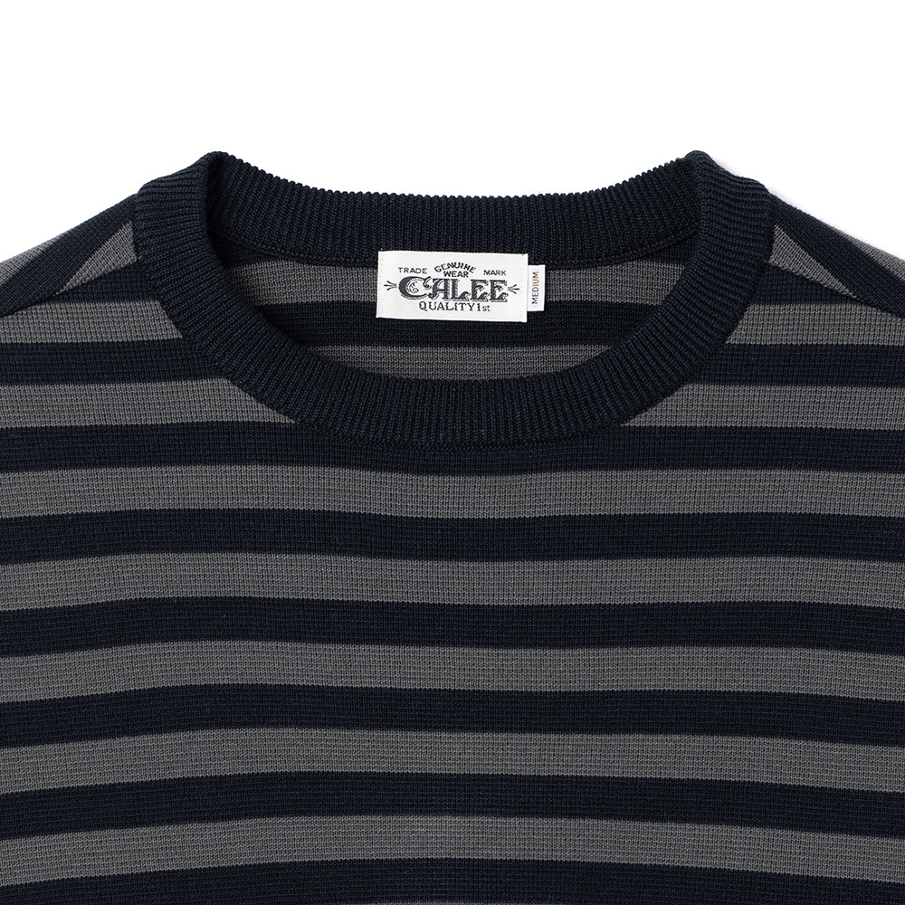 NARROW PITCH BORDER BASQUE KNIT SW – CALEE ONLINE STORE