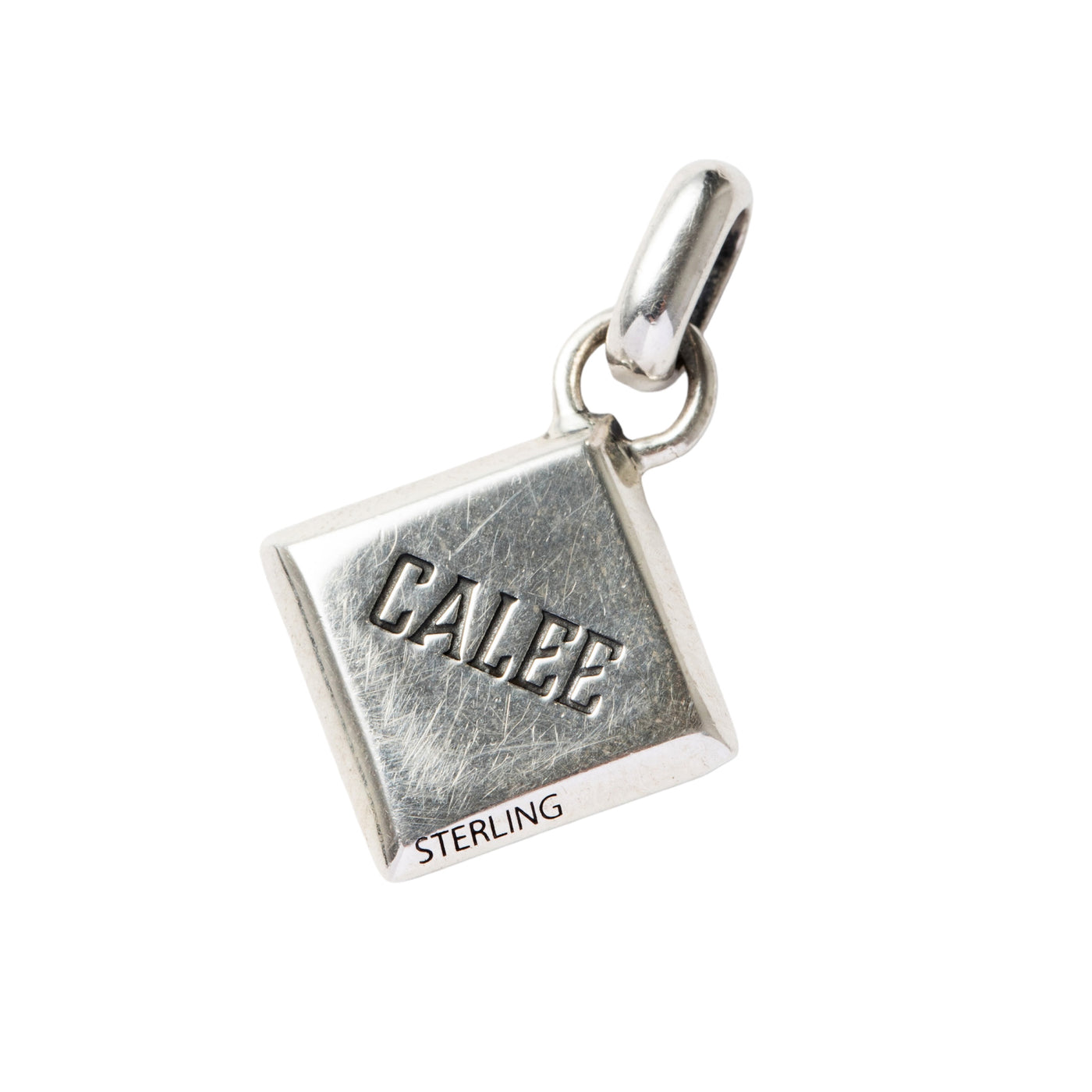 CAL LOGO DIAMOND CUT PENDANT TOP