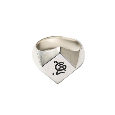 CAL LOGO DIAMOND CUT RING