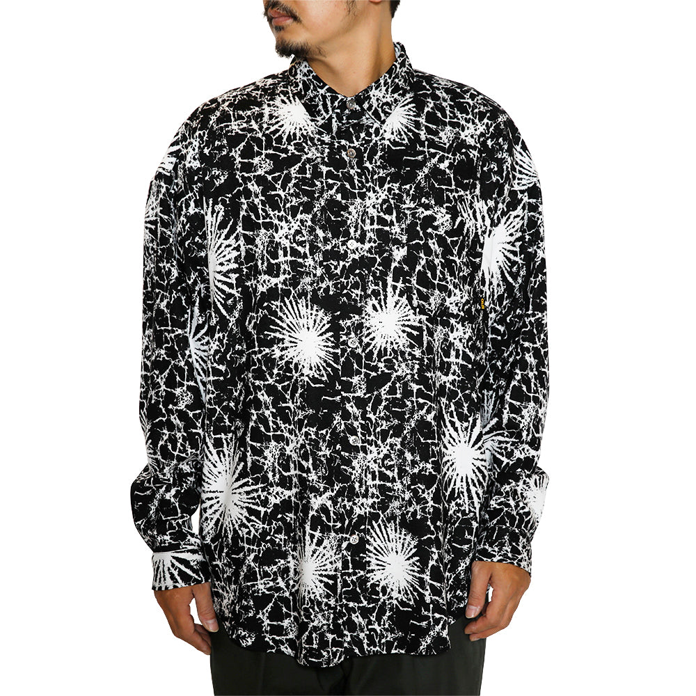 BATIK PATTERN OVER SHILHOUETTE L/S SH