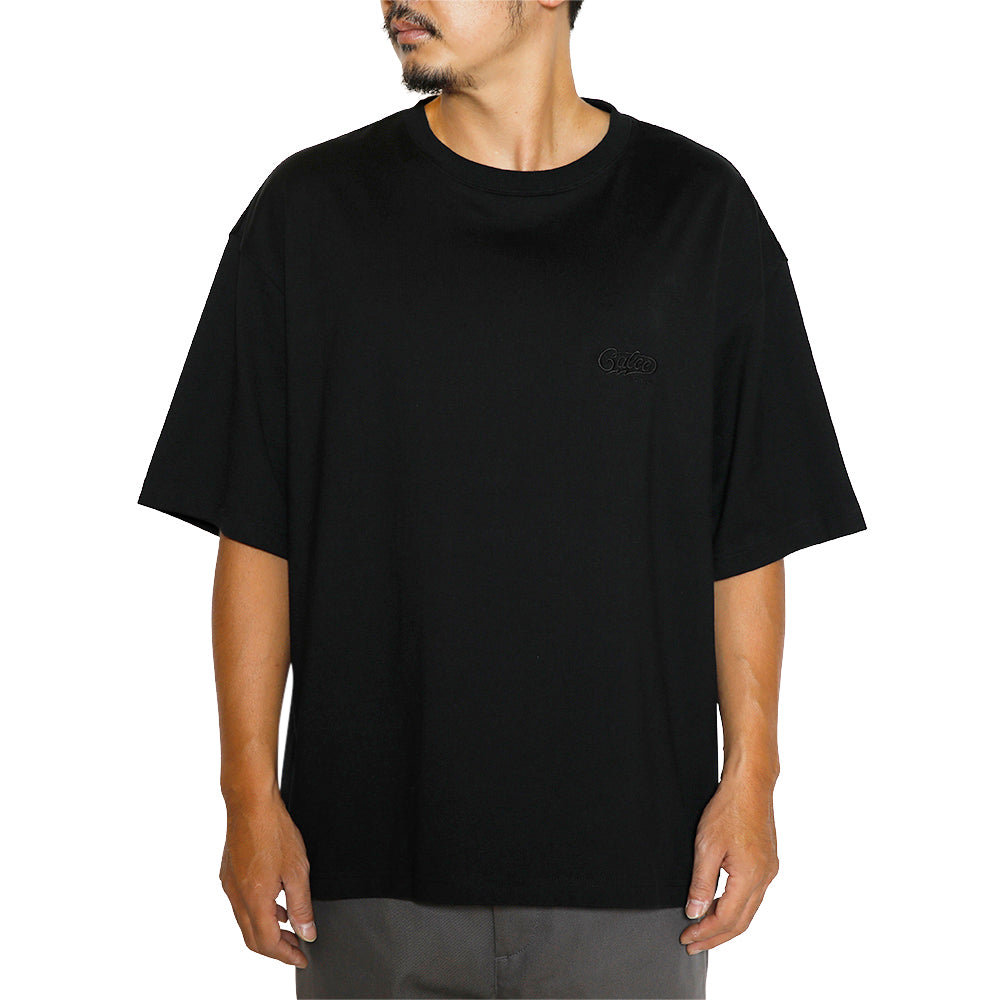 EMBROIDERY DROP SHOULDER S/S TEE